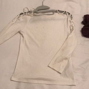 Used White knit top